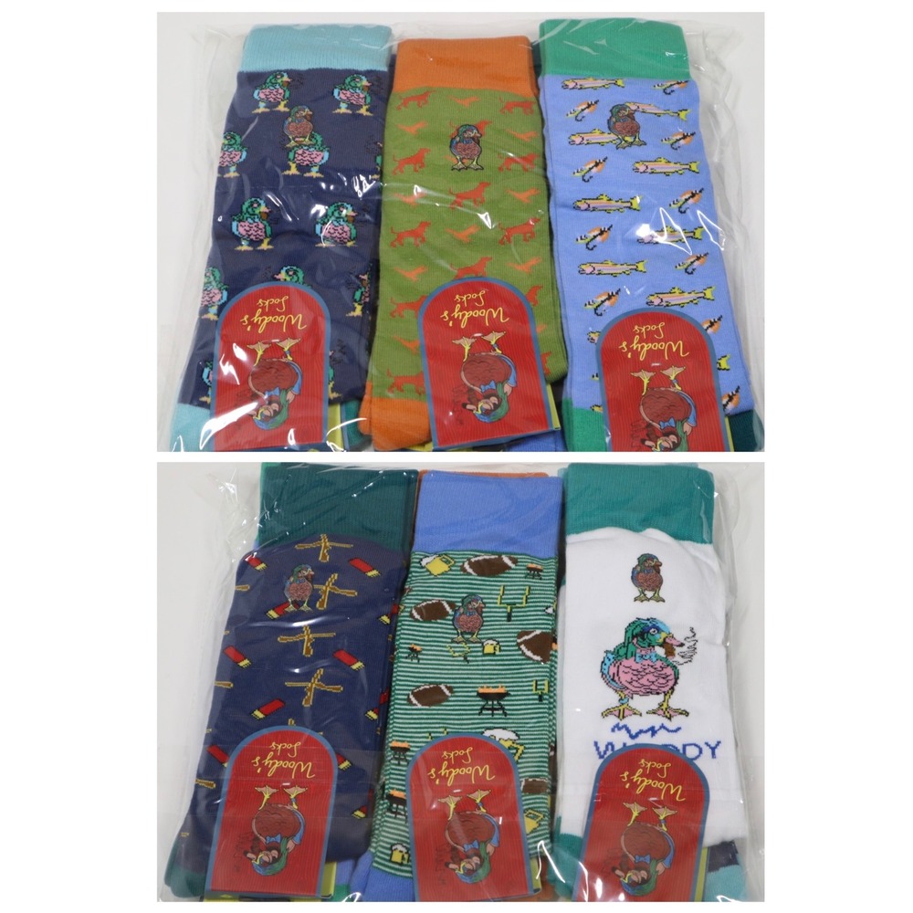 Woody's Men's 6 Pack of Socks‎